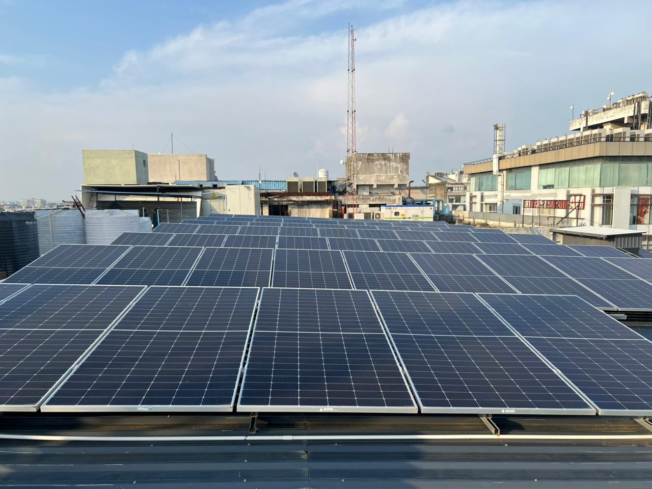 Rooftop solar plant installed by Robosol
